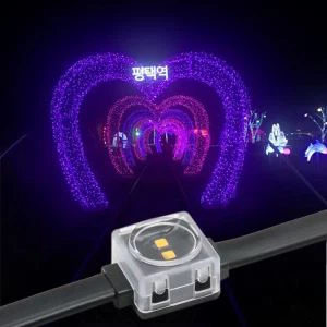 Dārza dekoru apgaismojums DMX LED Pixel